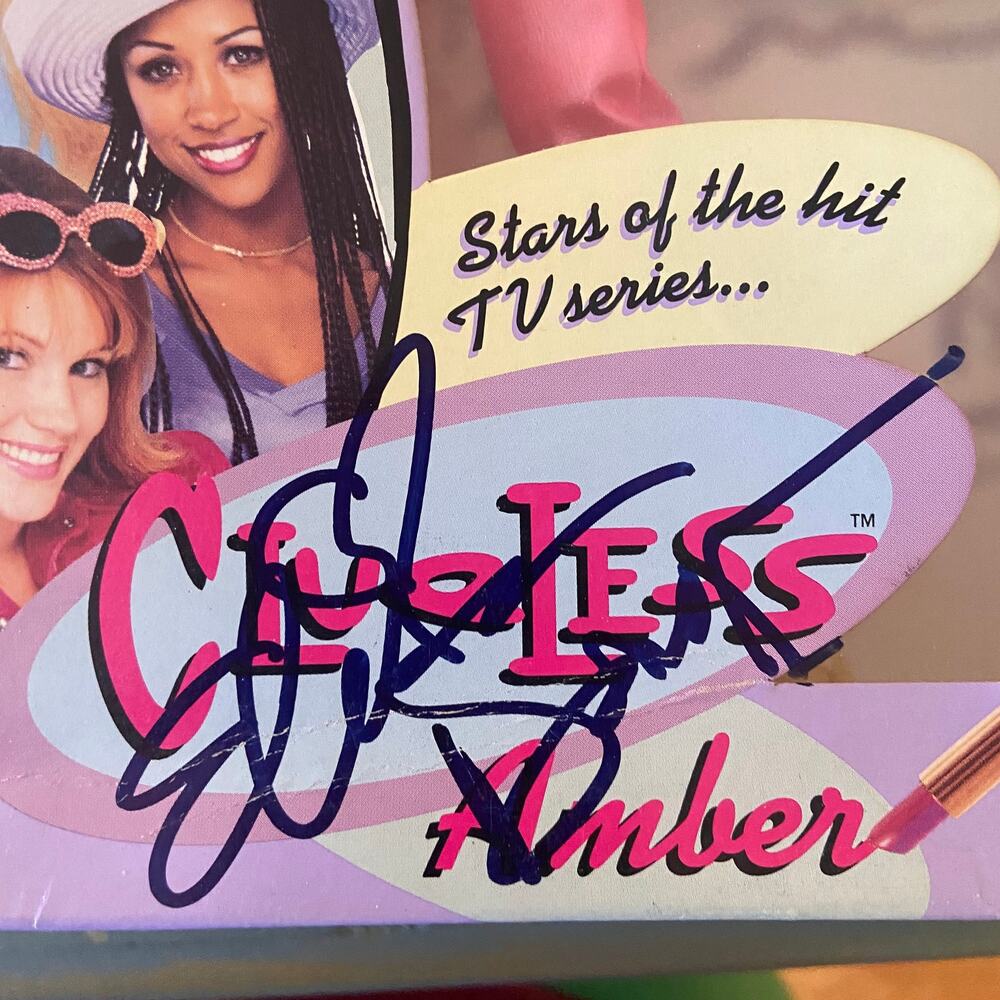 Vintage 90s Clueless TV Show Amber Doll Autographed by Actress Elisa Donovan - Picture 4 of 5